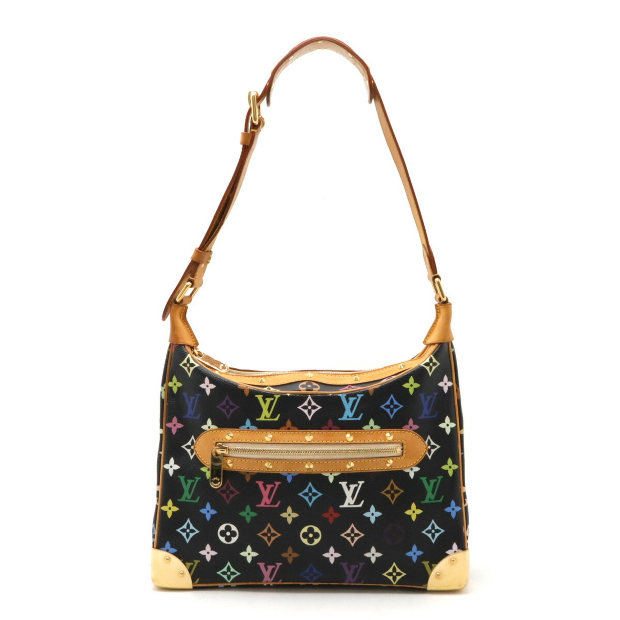 LOUIS VUITTON Louis Vuitton Monogram Multicolor Boulogne Shoulder Bag Noir Black M92638