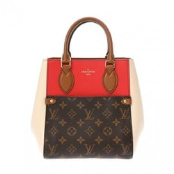 LOUIS VUITTON Louis Vuitton Monogram Fold Tote PM Cerise/Creme/Noir M45389 Women's Canvas Bag