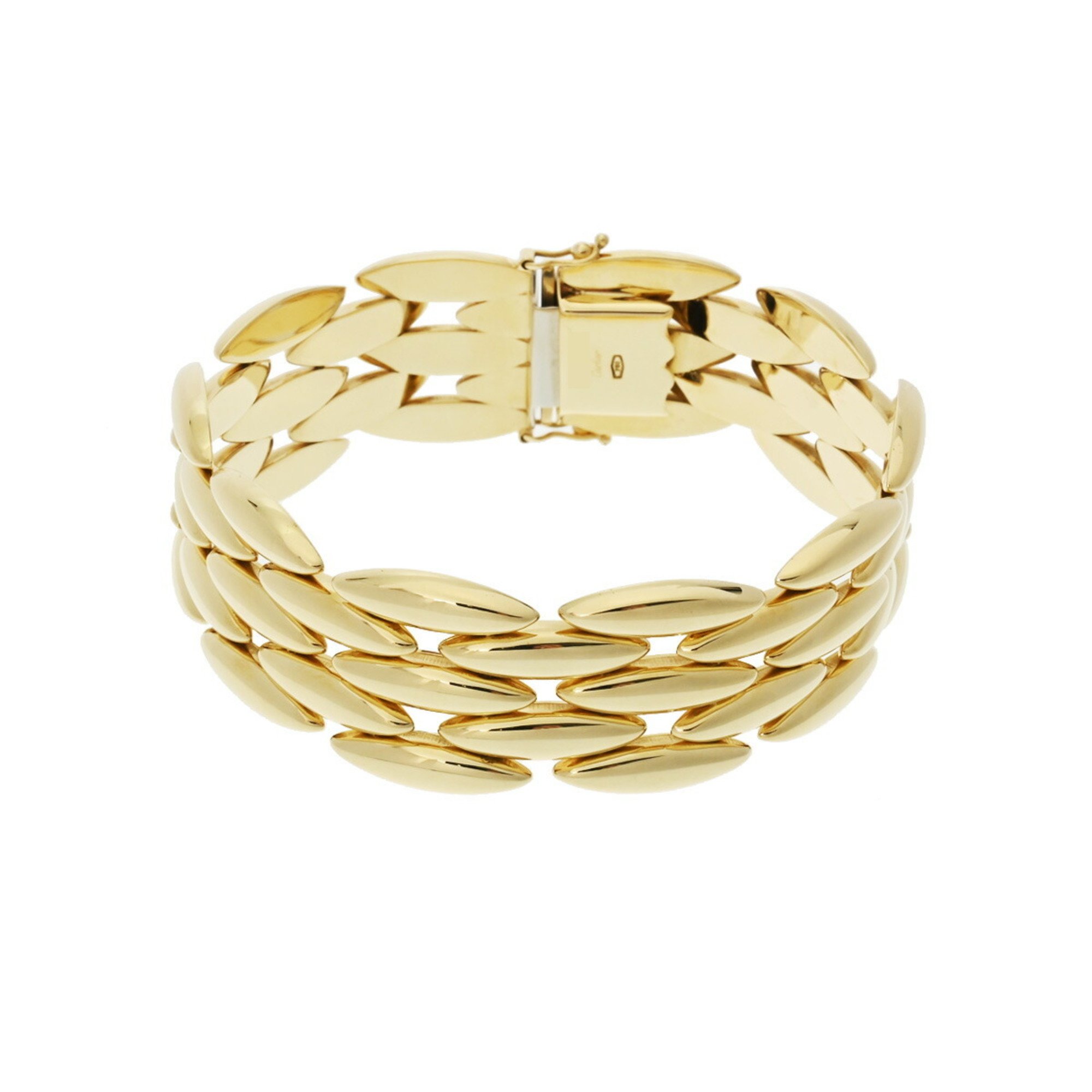 CARTIER Jeancienne 5-row ladies' K18 yellow gold bracelet