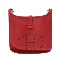 HERMES Evelyn 3 GM Rouge Garance R stamp (around 2014) Unisex Taurillon Clemence shoulder bag