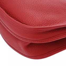 HERMES Evelyn 3 GM Rouge Garance R stamp (around 2014) Unisex Taurillon Clemence shoulder bag