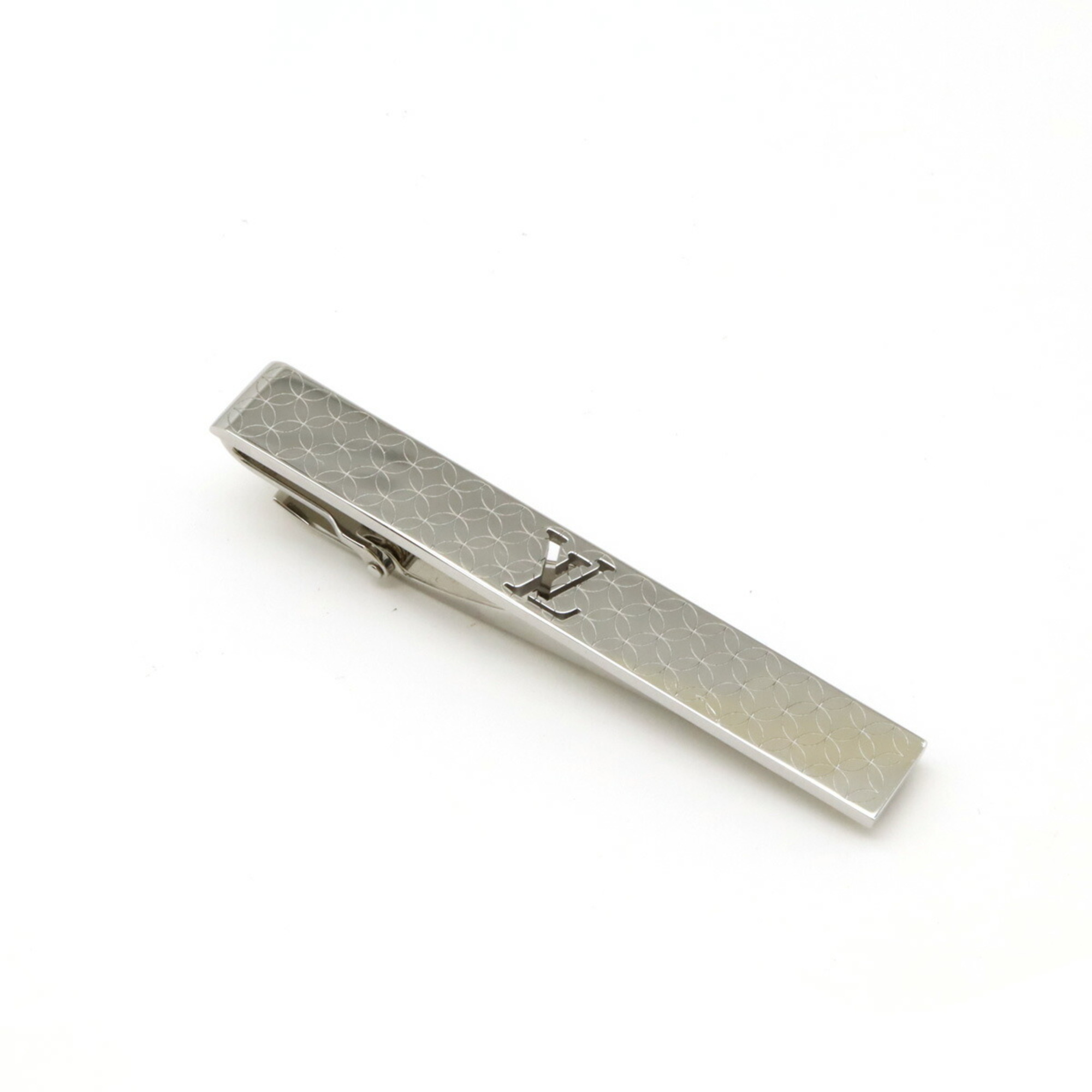 LOUIS VUITTON Louis Vuitton Panse Cravate Champs Elysees Tie Clip Bar Steel Silver M65042