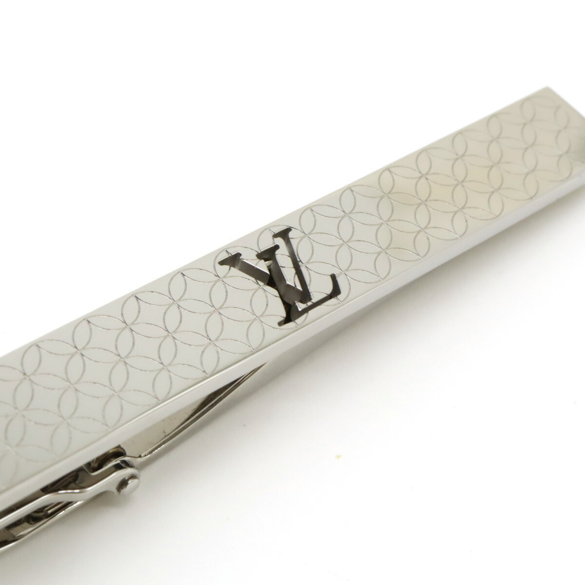 LOUIS VUITTON Louis Vuitton Panse Cravate Champs Elysees Tie Clip Bar Steel Silver M65042