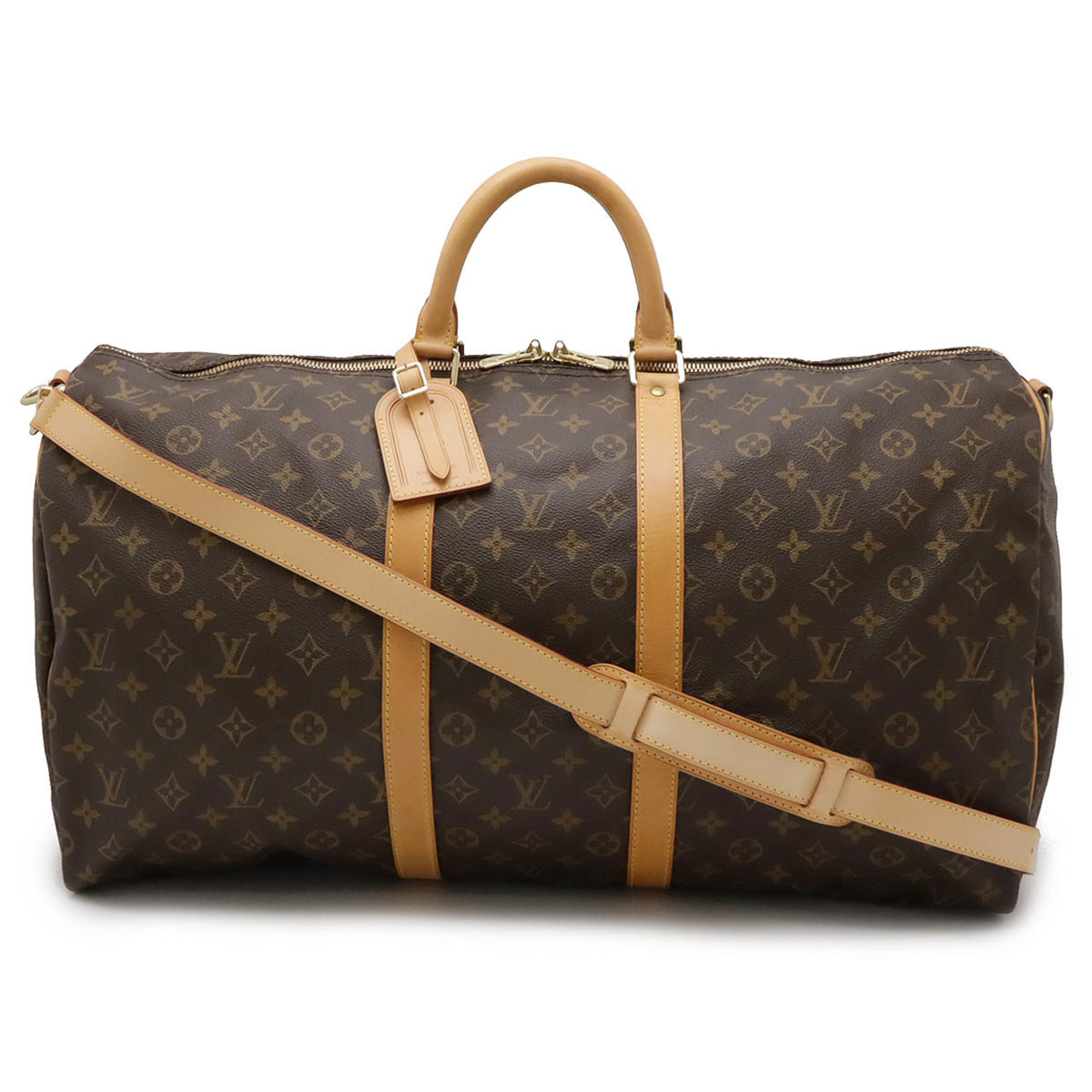 LOUIS VUITTON Louis Vuitton Monogram Keepall Bandouliere 55 Boston Bag Shoulder M41414