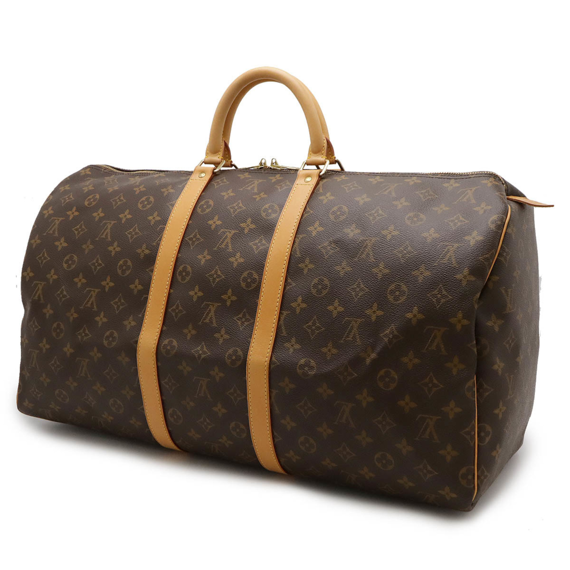 LOUIS VUITTON Louis Vuitton Monogram Keepall 55 Boston Bag Handbag Travel M41424