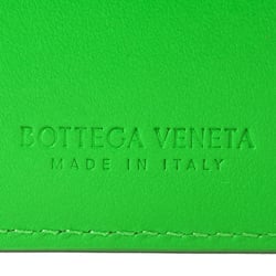 BOTTEGA VENETA Maxi Intrecciato Medium Cassette Bi-fold Wallet Lambskin 667130 VCQC13722 Parakeet (Green)