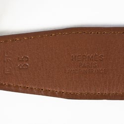 Hermes HERMES Constance H Belt Leather □D stamp (manufactured in 2000) Black Brown 65cm Women's