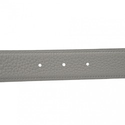 HERMES Hermes H Belt 95cm Reversible Gray/Navy B Stamp (Around 2023) Men's PDV/Togo/Boxcalf