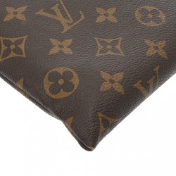 LOUIS VUITTON Louis Vuitton Monogram Solaray Pochette Clutch Bag Brown/Black/Orange M44484 Men's Canvas Second