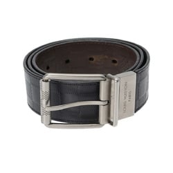 LOUIS VUITTON Louis Vuitton 95cm Black M9150 Men's Leather Belt