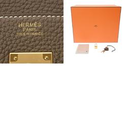 HERMES Hermes Birkin 30 Etoupe Y Stamp (around 2020) Women's Taurillon Clemence Handbag