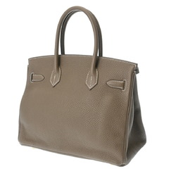 HERMES Hermes Birkin 30 Etoupe Y Stamp (around 2020) Women's Taurillon Clemence Handbag