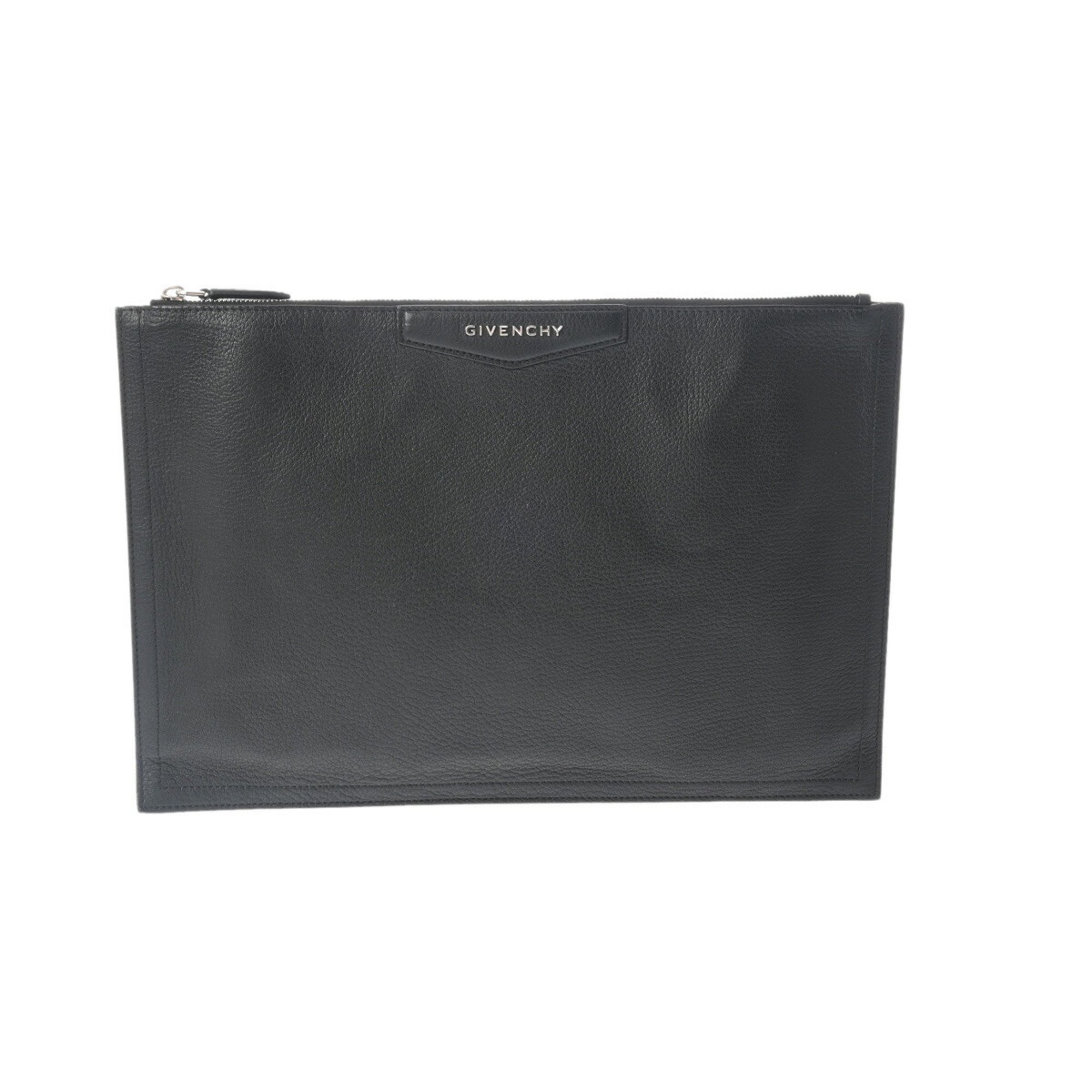 GIVENCHY Black men's leather clutch bag