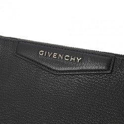 GIVENCHY Black men's leather clutch bag