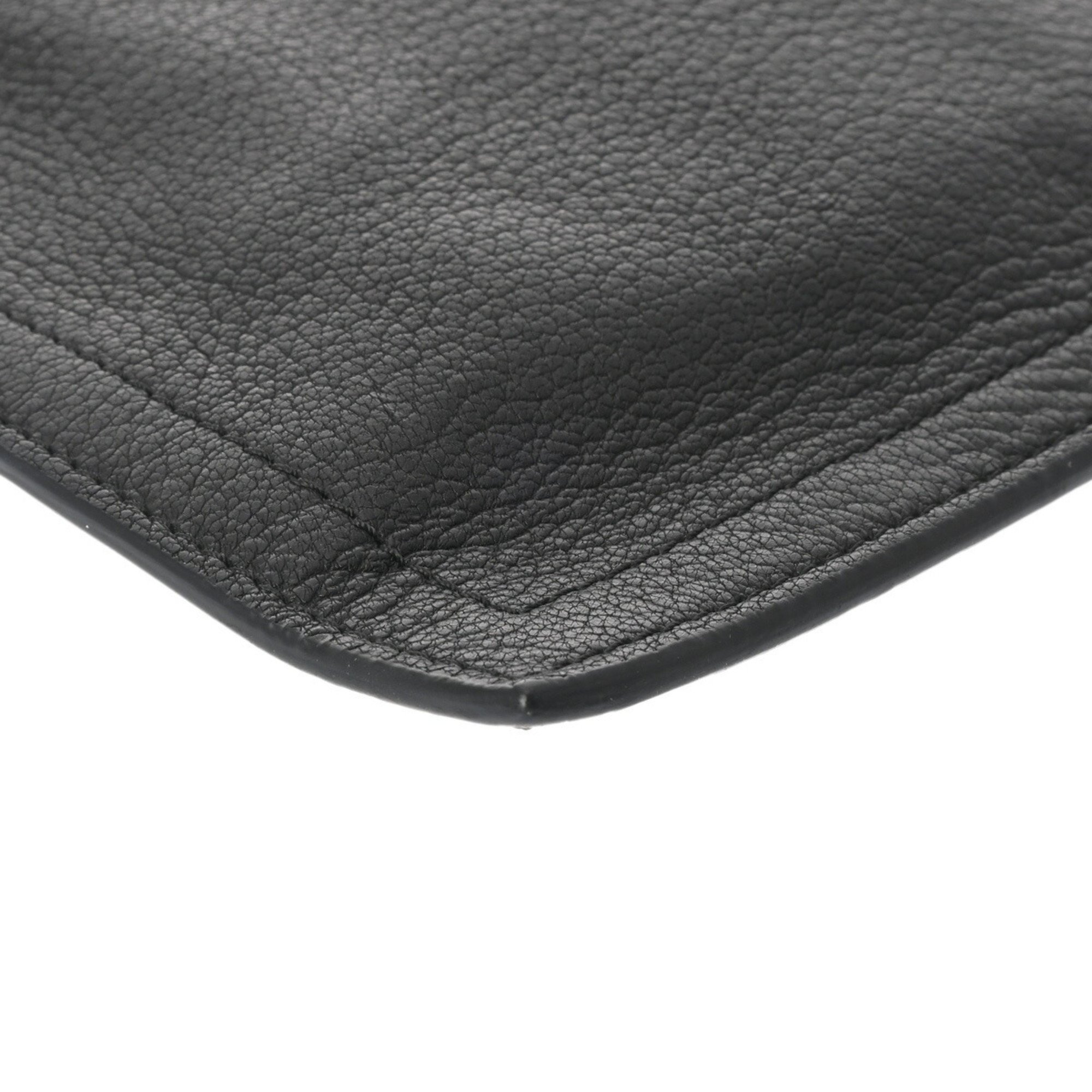 GIVENCHY Black men's leather clutch bag