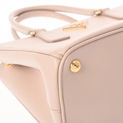 PRADA Galleria Pink/Beige 1BA863 Women's Saffiano Handbag