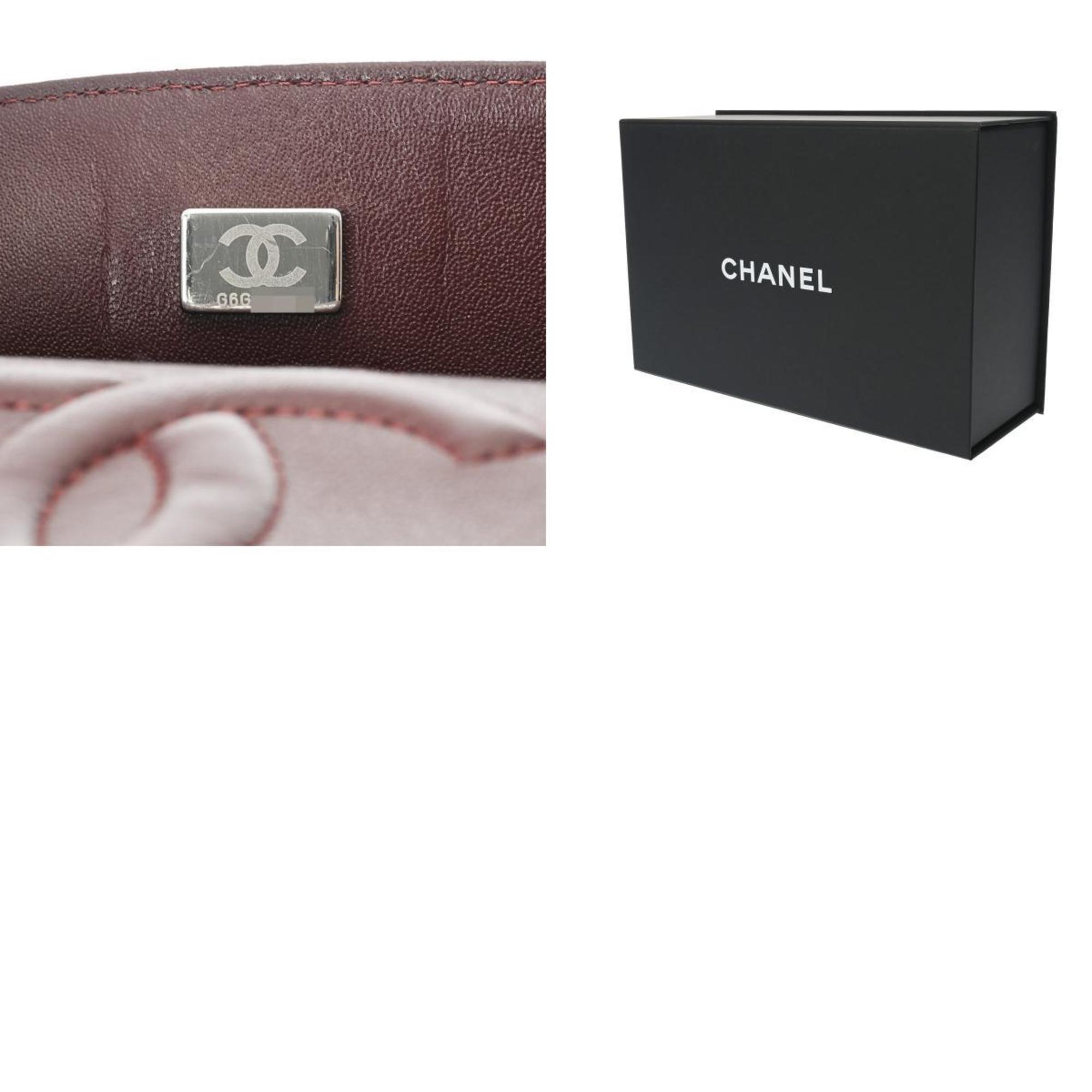 CHANEL Chanel Matelasse Chain Shoulder Double Flap 25cm Black A01112 Women's Caviar Skin Bag