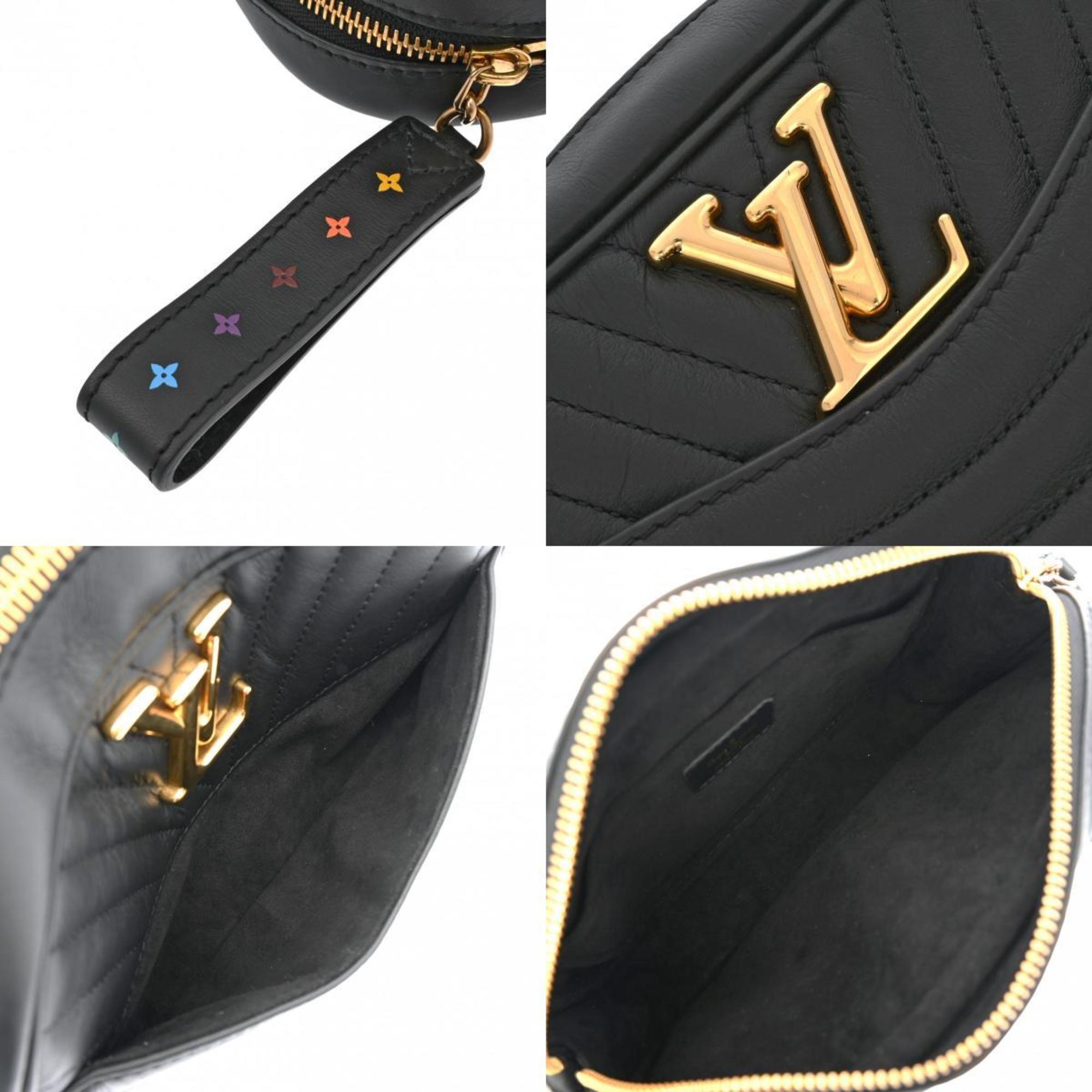 LOUIS VUITTON Louis Vuitton New Wave Camera Bag Noir M53682 Women's Leather Shoulder