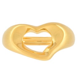 Tiffany & Co. Heart Ring, Size 11, K18YG, Women's