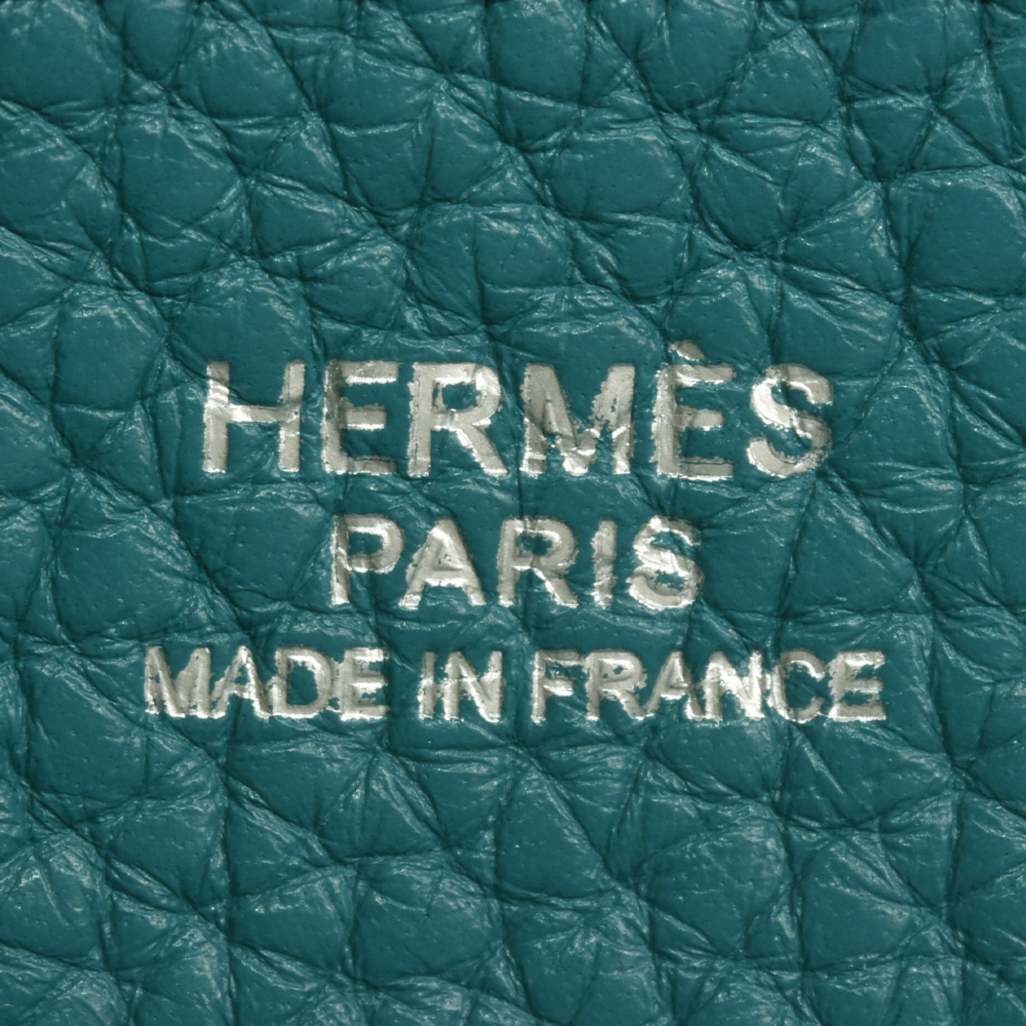 Hermes Evelyn 3 PM Shoulder Bag Taurillon Clemence □Q Stamp Cobalt Trois