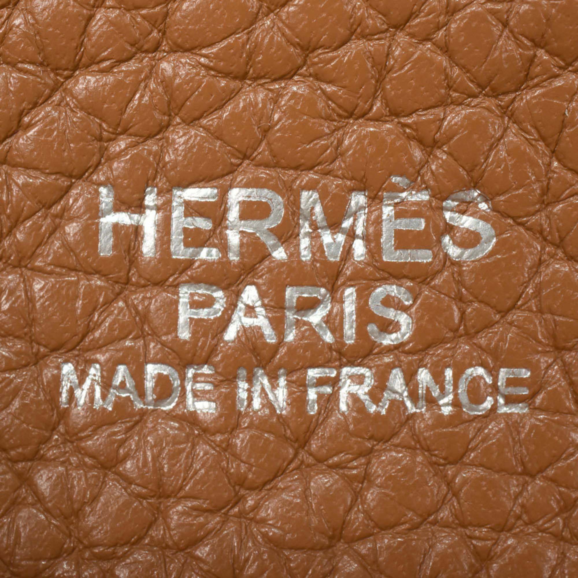 Hermes Evelyn 3 PM Shoulder Bag Taurillon Clemence □P Stamp Gold