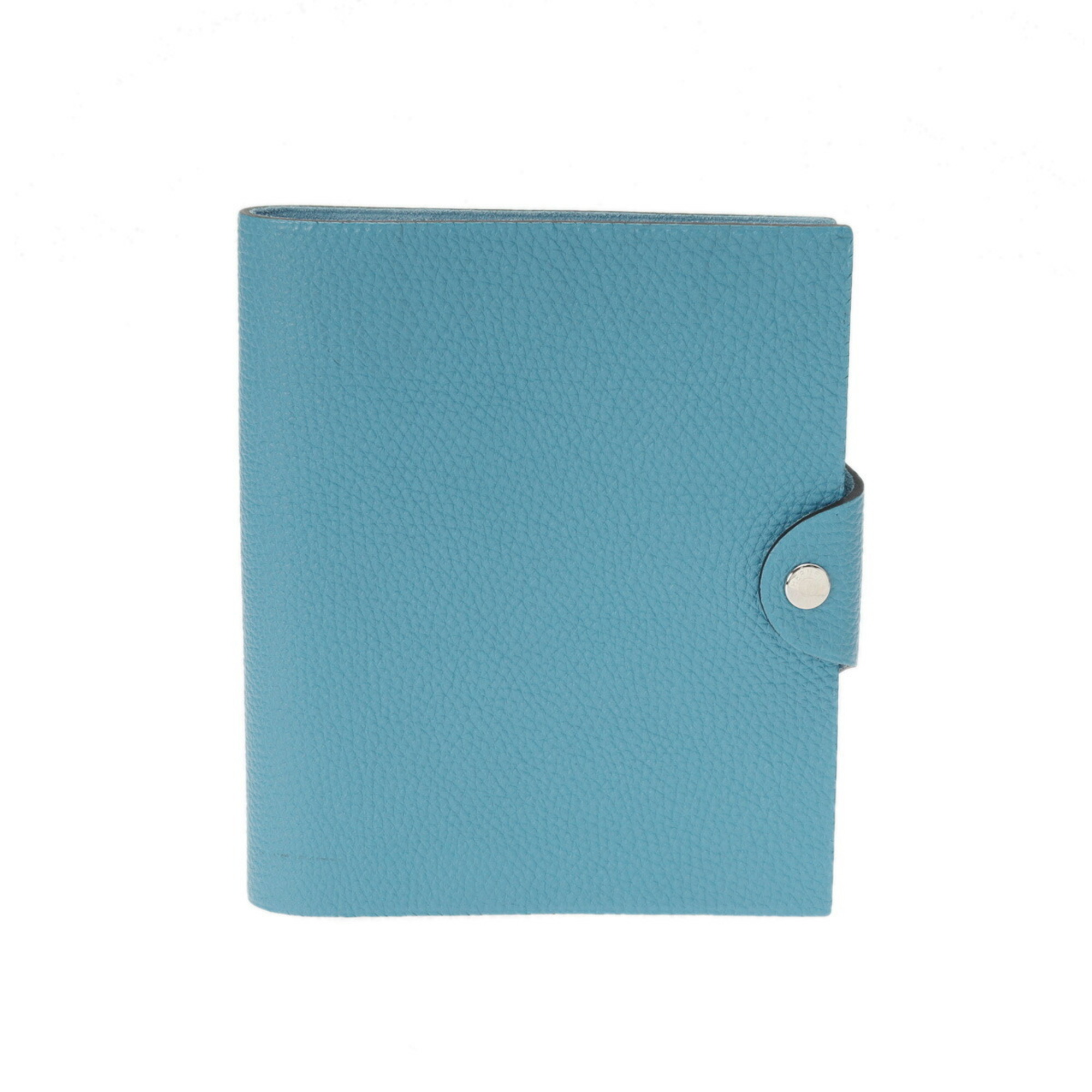 HERMES Ulysse GM Blue Jean □N Stamp (around 2010) Unisex Togo Notebook Cover