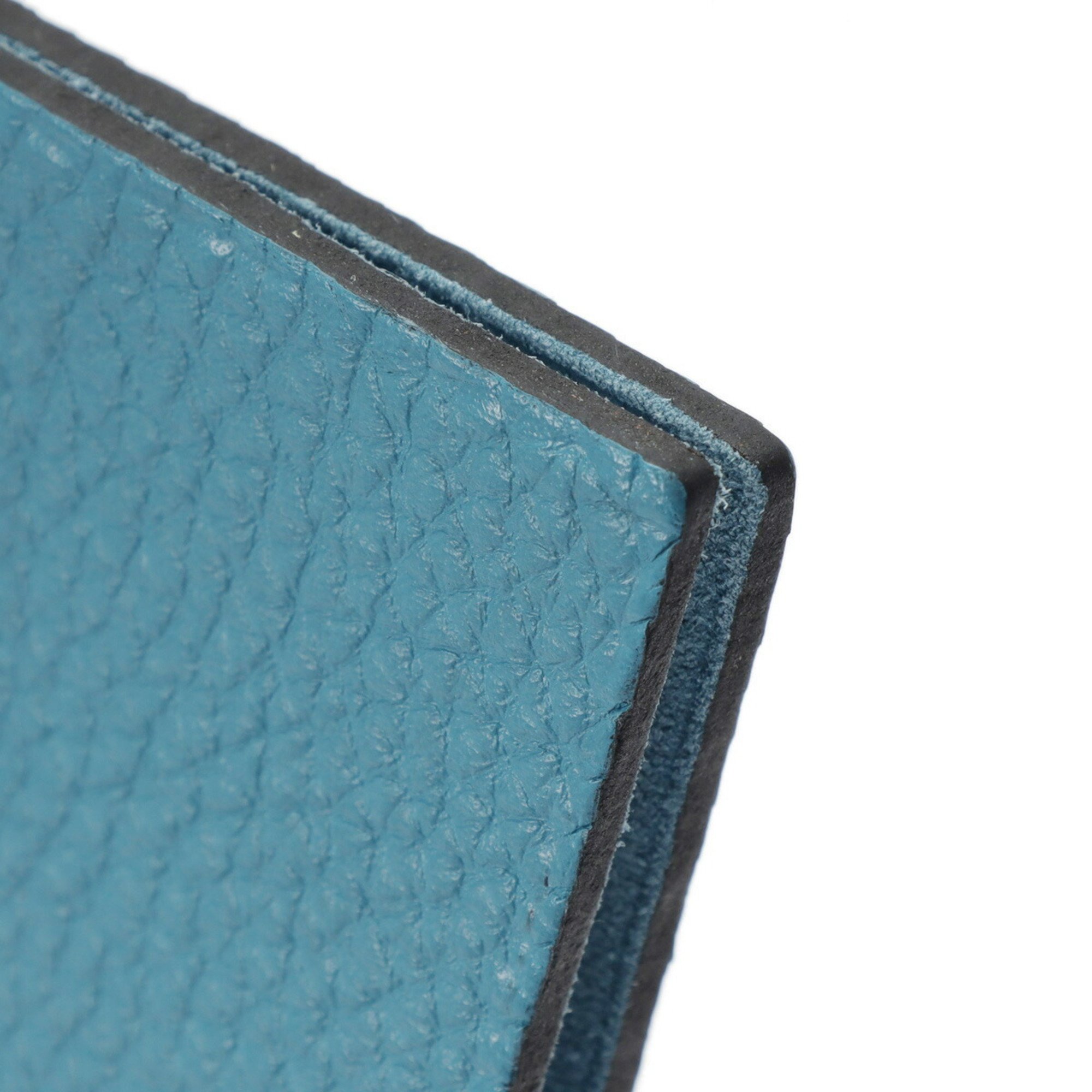 HERMES Ulysse GM Blue Jean □N Stamp (around 2010) Unisex Togo Notebook Cover