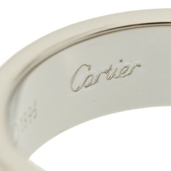 CARTIER Love Ring #51 Size 10.5 Women's K18 White Gold