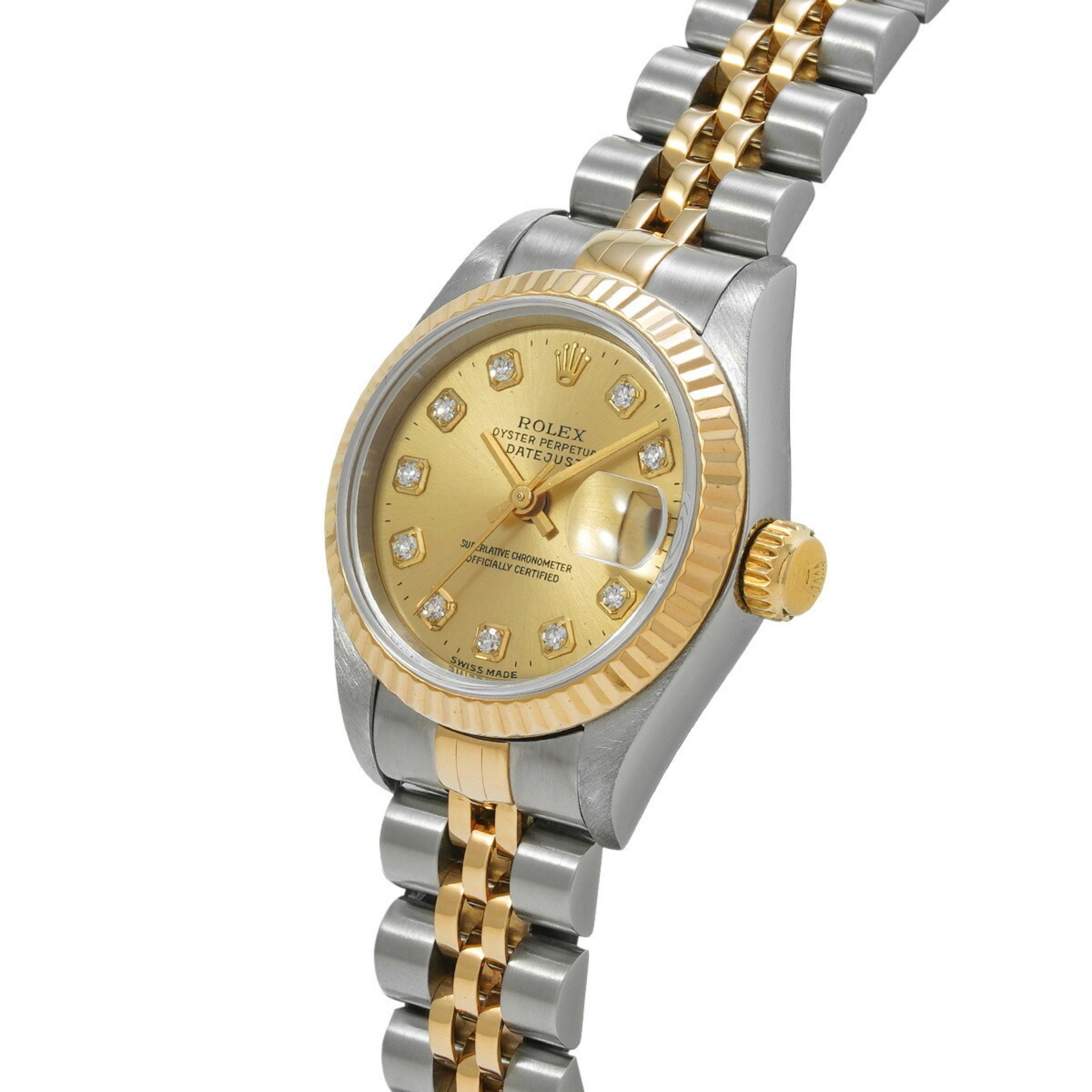 ROLEX Rolex Datejust 10P Diamond 69173G Ladies Watch Automatic