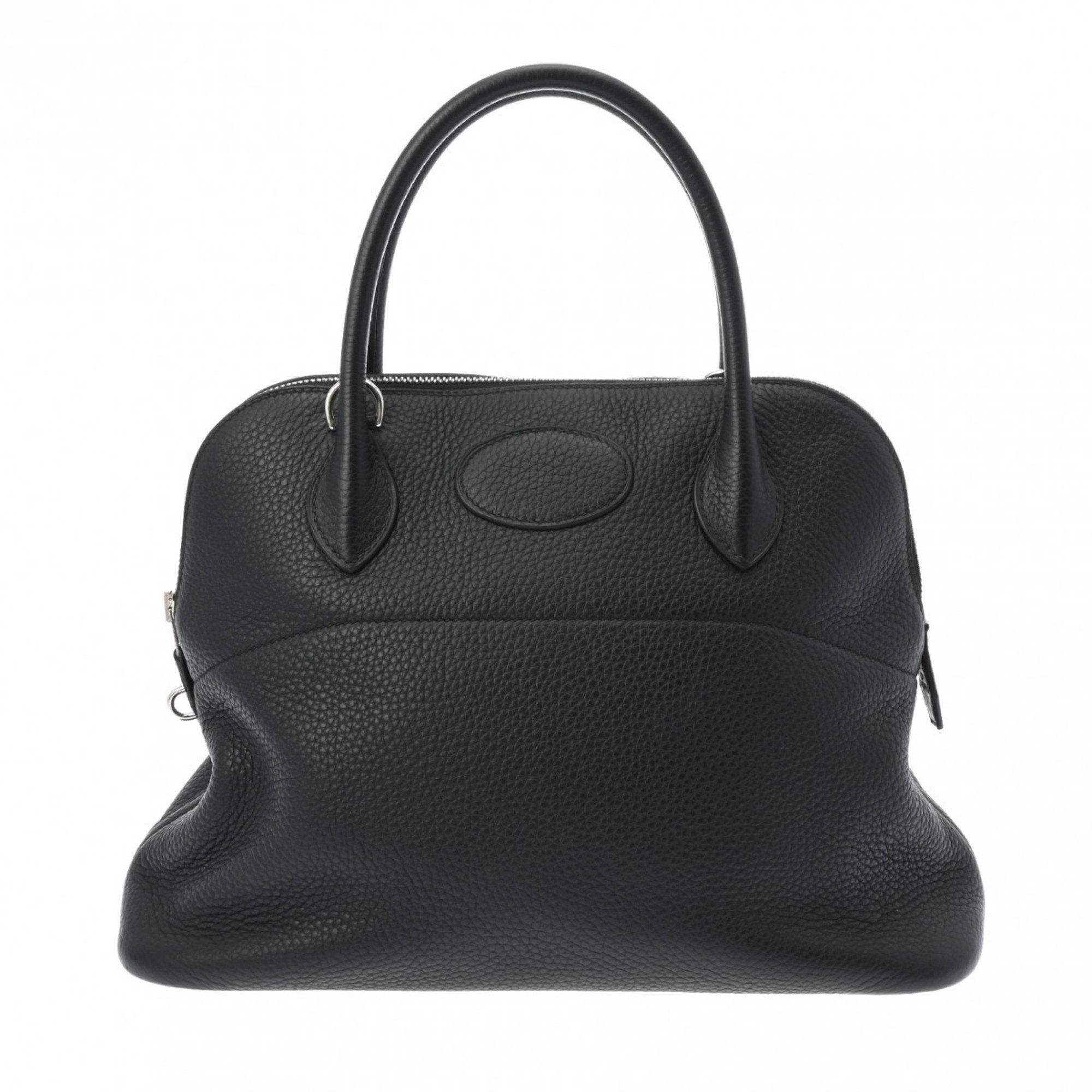 HERMES Bolide 31 Black Y Stamp (around 2020) Women's Taurillon Clemence Handbag