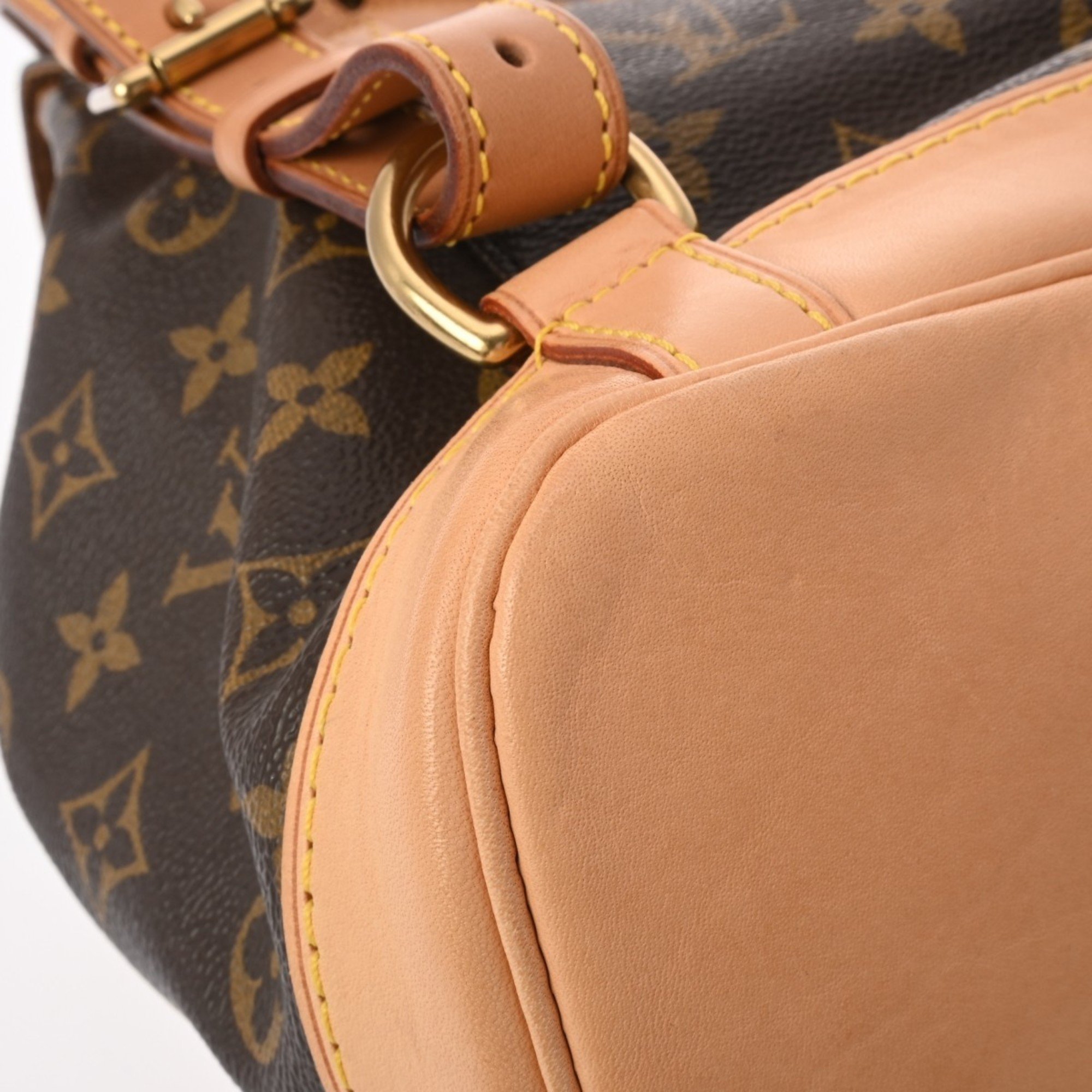 LOUIS VUITTON Louis Vuitton Monogram Montsouris MM Brown M51136 Women's Canvas Backpack/Daypack