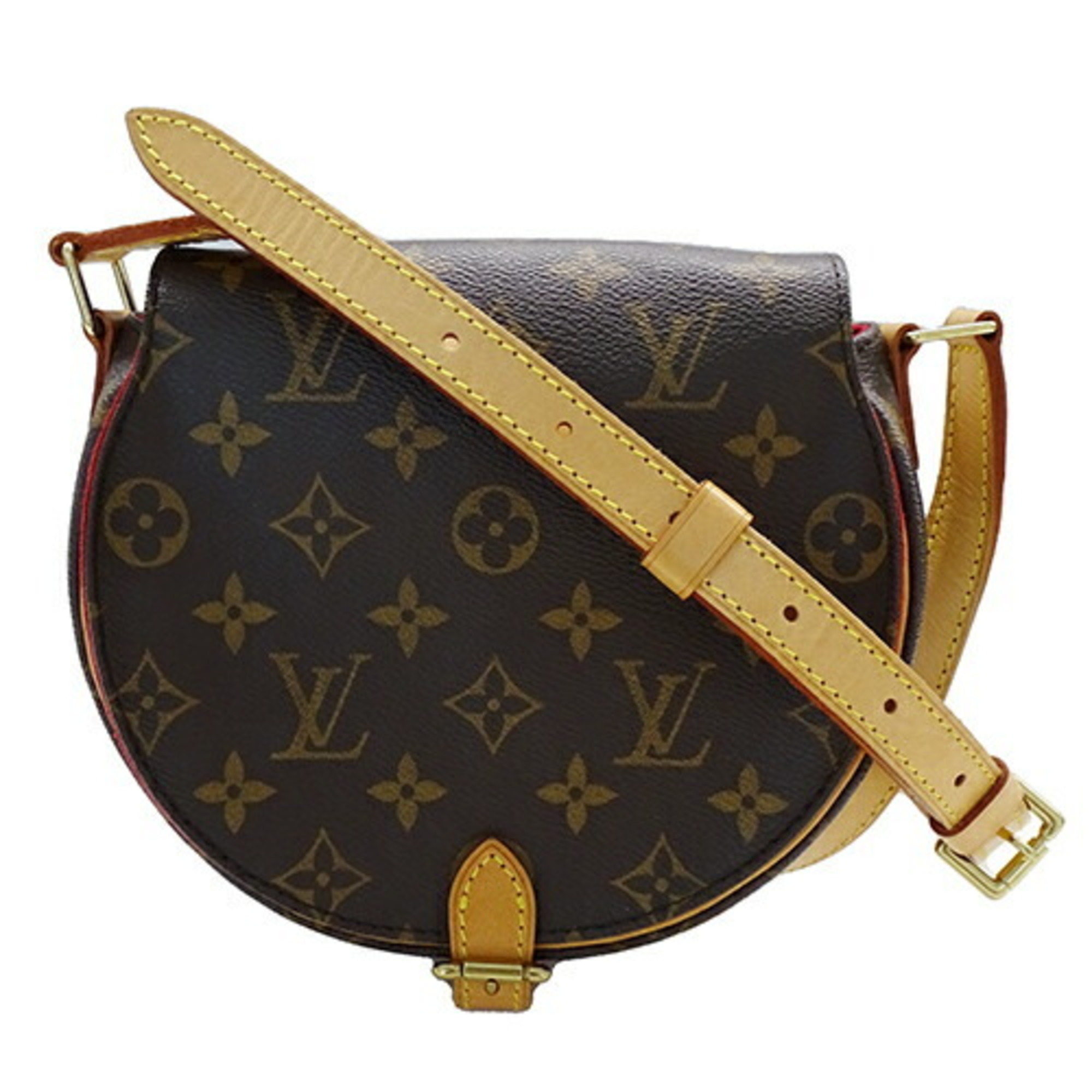 Louis Vuitton LOUIS VUITTON Bag Monogram Women's Shoulder Canvas Tan Blanc M51179 FL0055