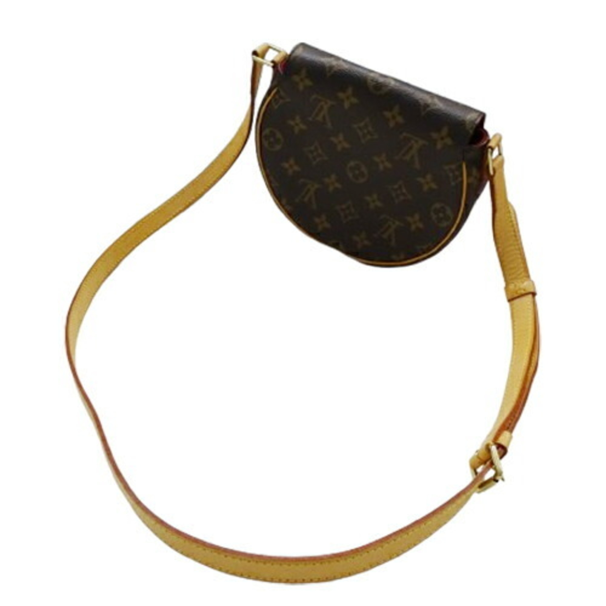 Louis Vuitton LOUIS VUITTON Bag Monogram Women's Shoulder Canvas Tan Blanc M51179 FL0055