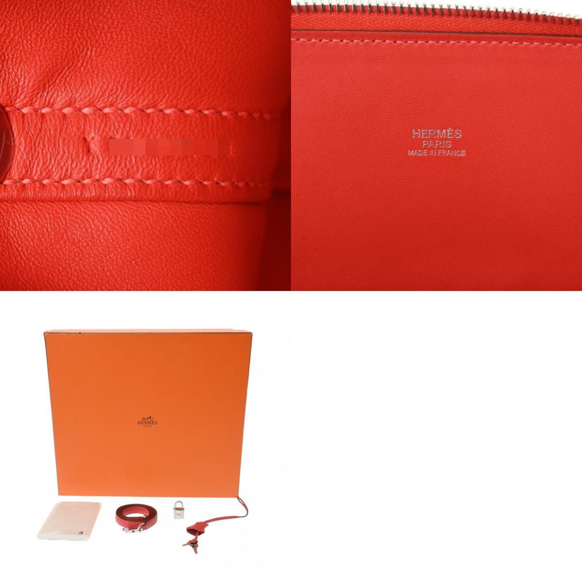 HERMES Bolide 31 Rose Jaipur Y Stamp (around 2020) Women's Taurillon Clemence Handbag