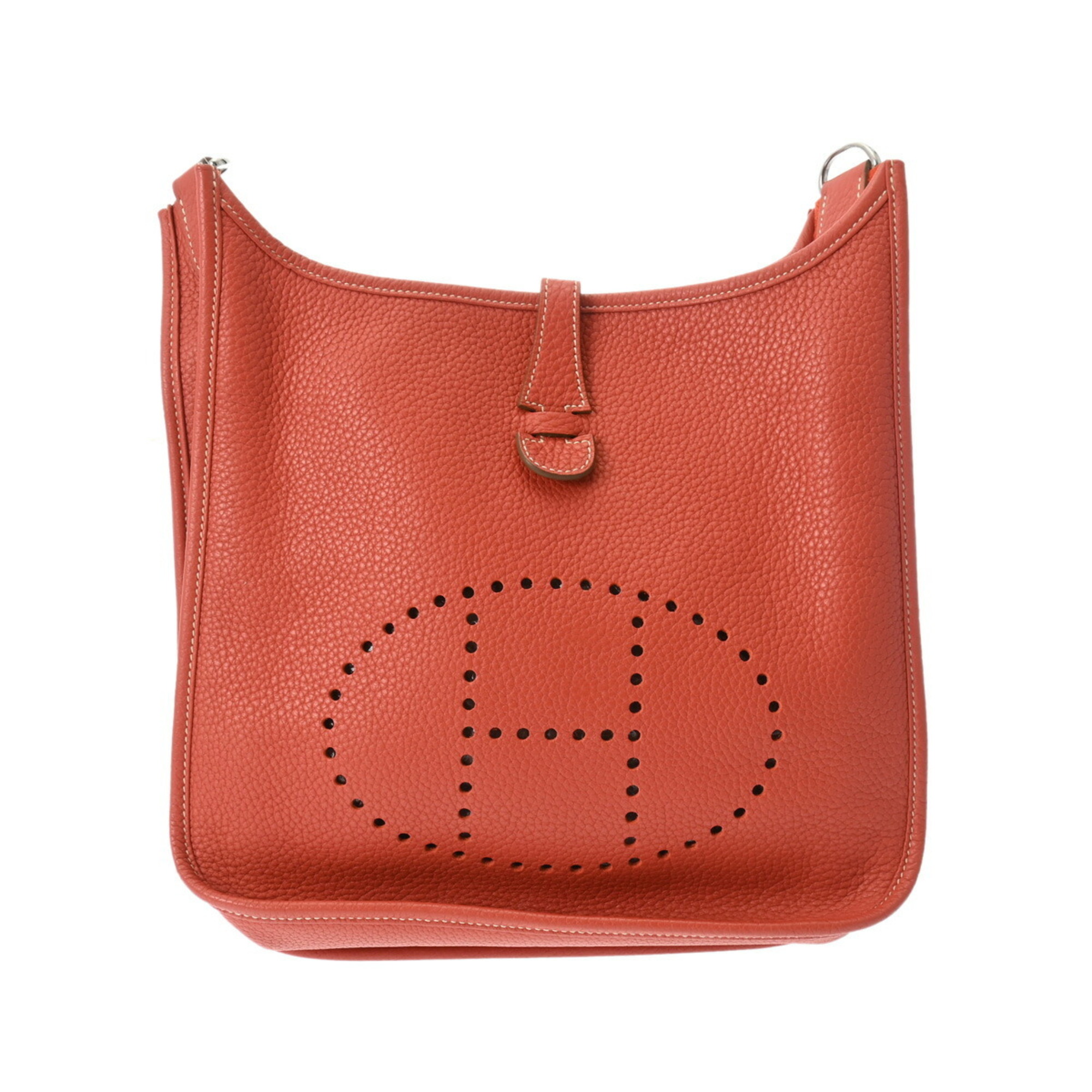 HERMES Evelyn 3 PM Zanguine O stamp (around 2011) Unisex Taurillon Clemence shoulder bag