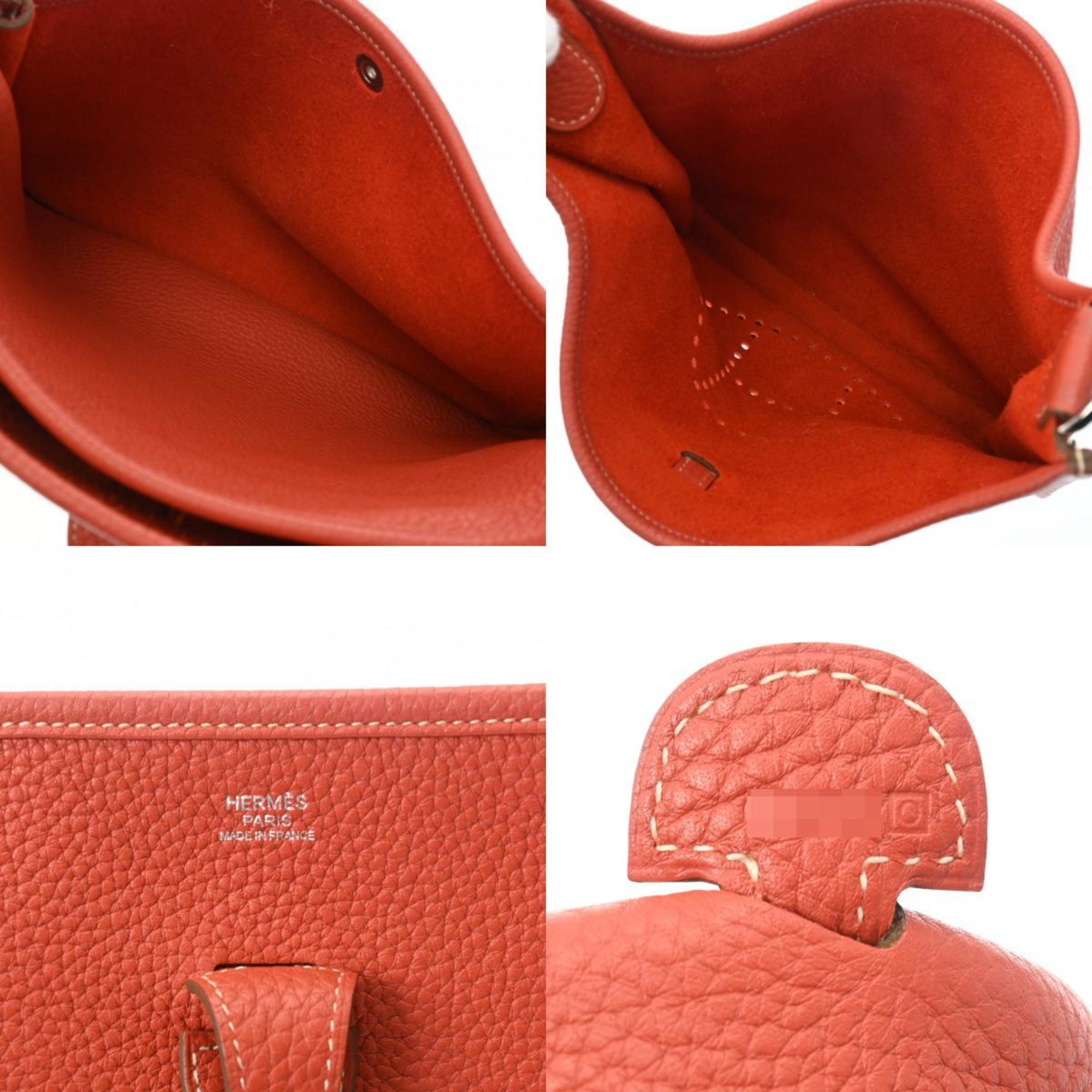 HERMES Evelyn 3 PM Zanguine O stamp (around 2011) Unisex Taurillon Clemence shoulder bag