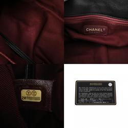 CHANEL Ultra Stitch Black Women's Calf Shoulder Bag