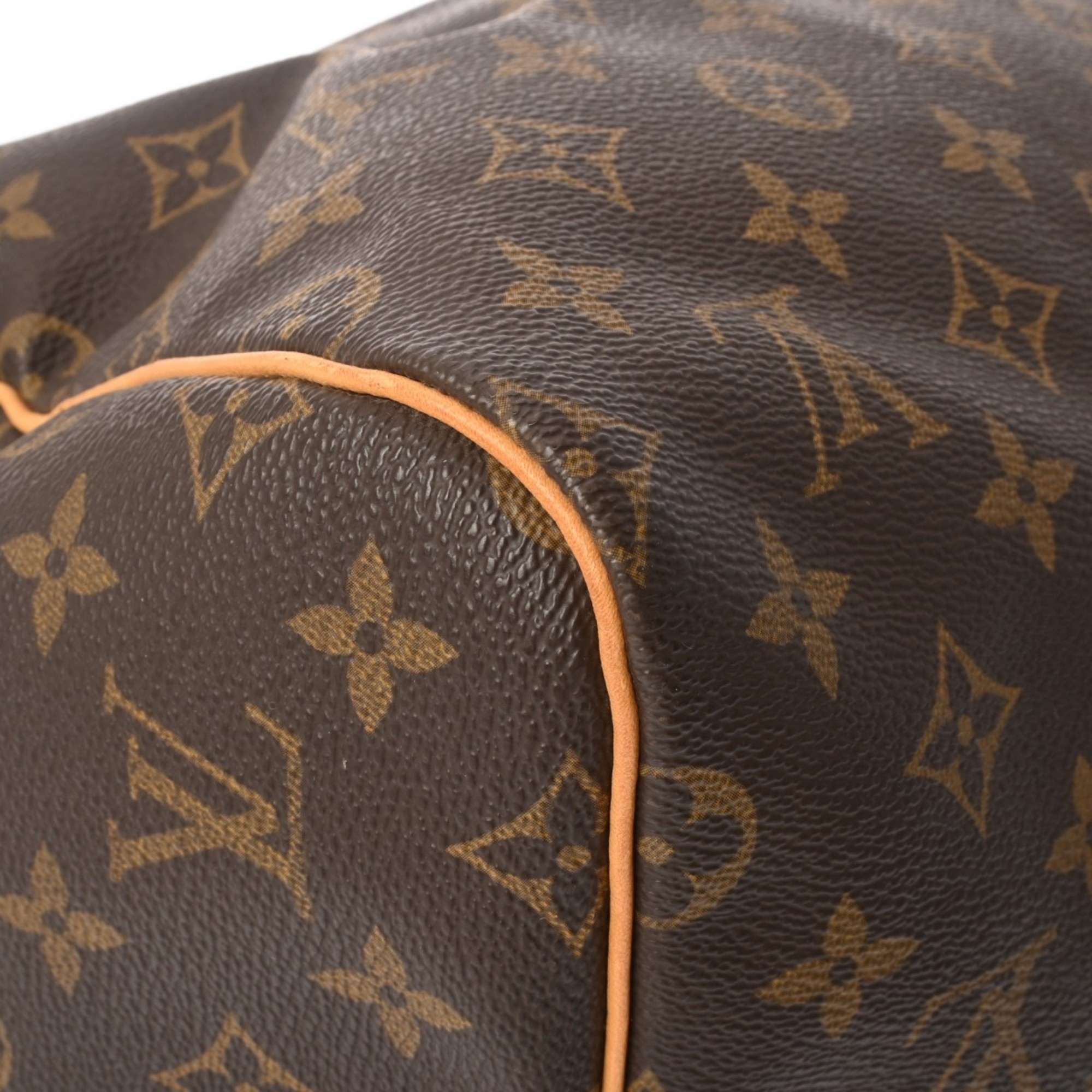 LOUIS VUITTON Louis Vuitton Monogram Keepall 55 Brown M41424 Unisex Canvas Boston Bag