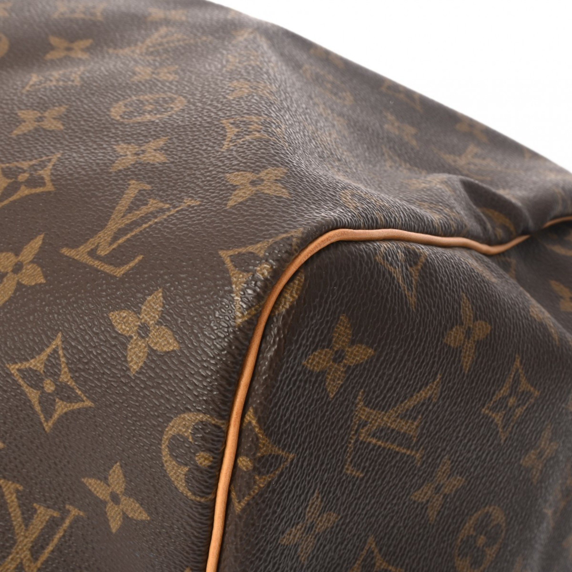 LOUIS VUITTON Louis Vuitton Monogram Keepall 55 Brown M41424 Unisex Canvas Boston Bag