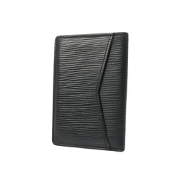 LOUIS VUITTON Louis Vuitton Epi Organizer de Poche Noir M60642 Unisex Leather Card Case