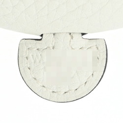 HERMES Evelyn TPM New White W Stamp (around 2024) Women's Taurillon Clemence Shoulder Bag