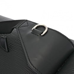 LOUIS VUITTON Epi Bum Bag LV Circle Black M55131 Men's Leather Body