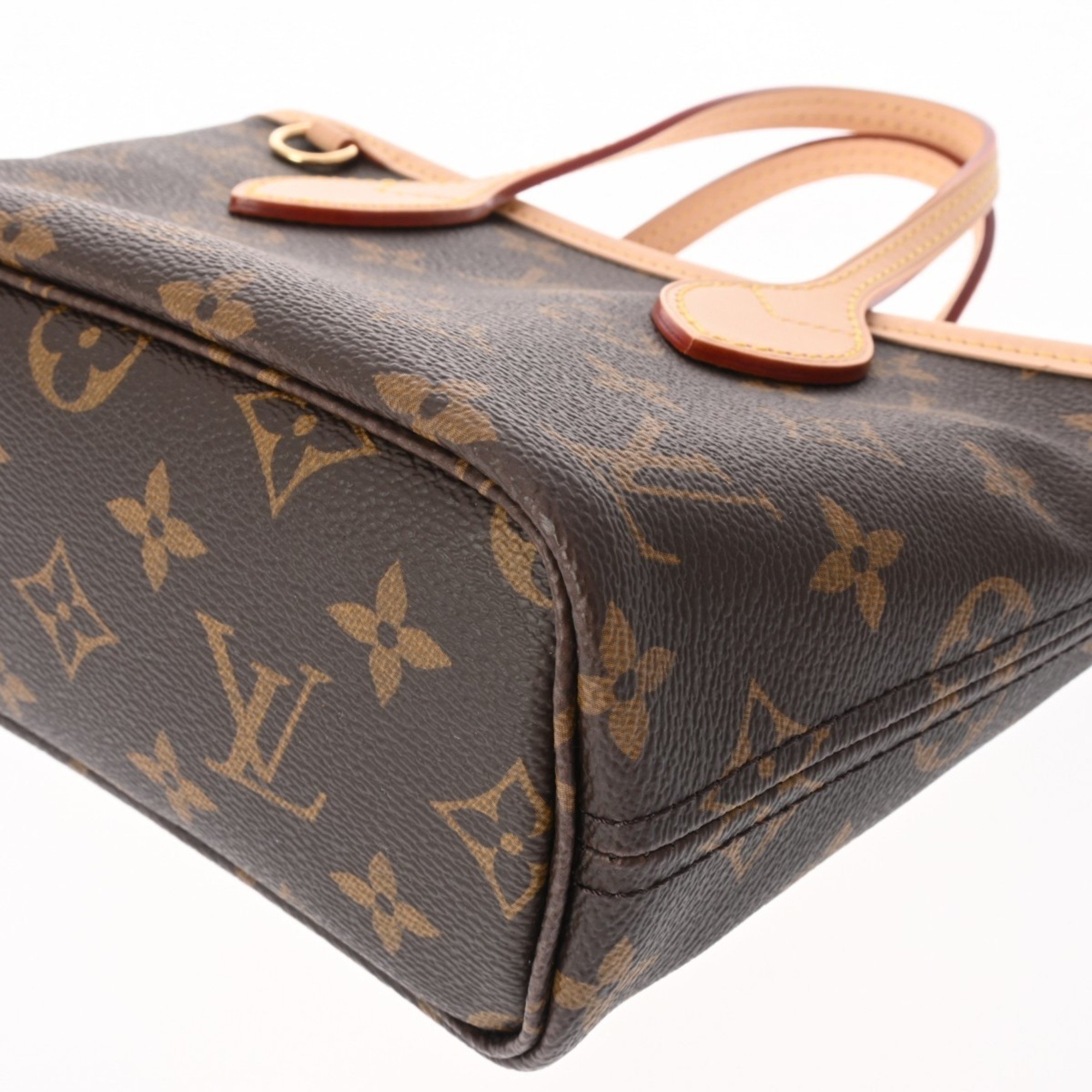 LOUIS VUITTON Louis Vuitton Monogram Neverfull BB Brown M46705 Women's Canvas Handbag