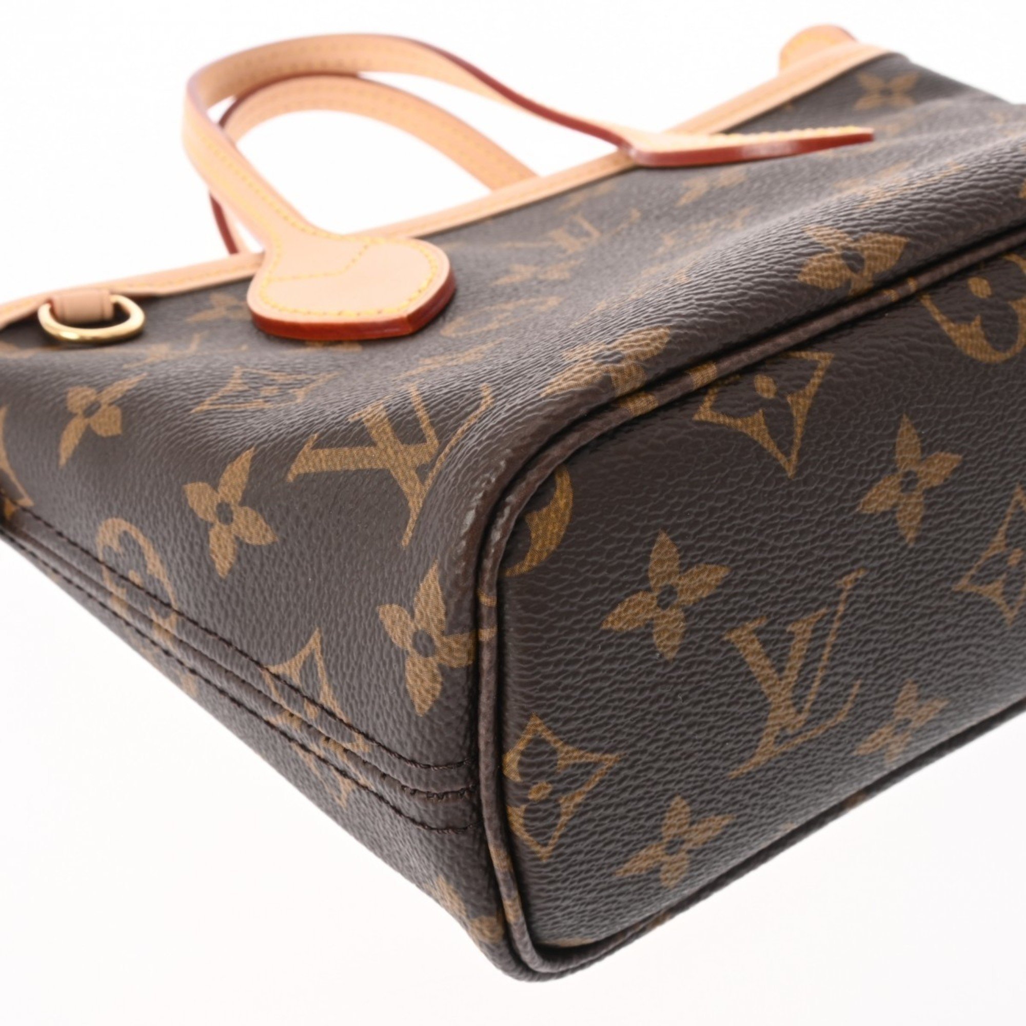 LOUIS VUITTON Louis Vuitton Monogram Neverfull BB Brown M46705 Women's Canvas Handbag