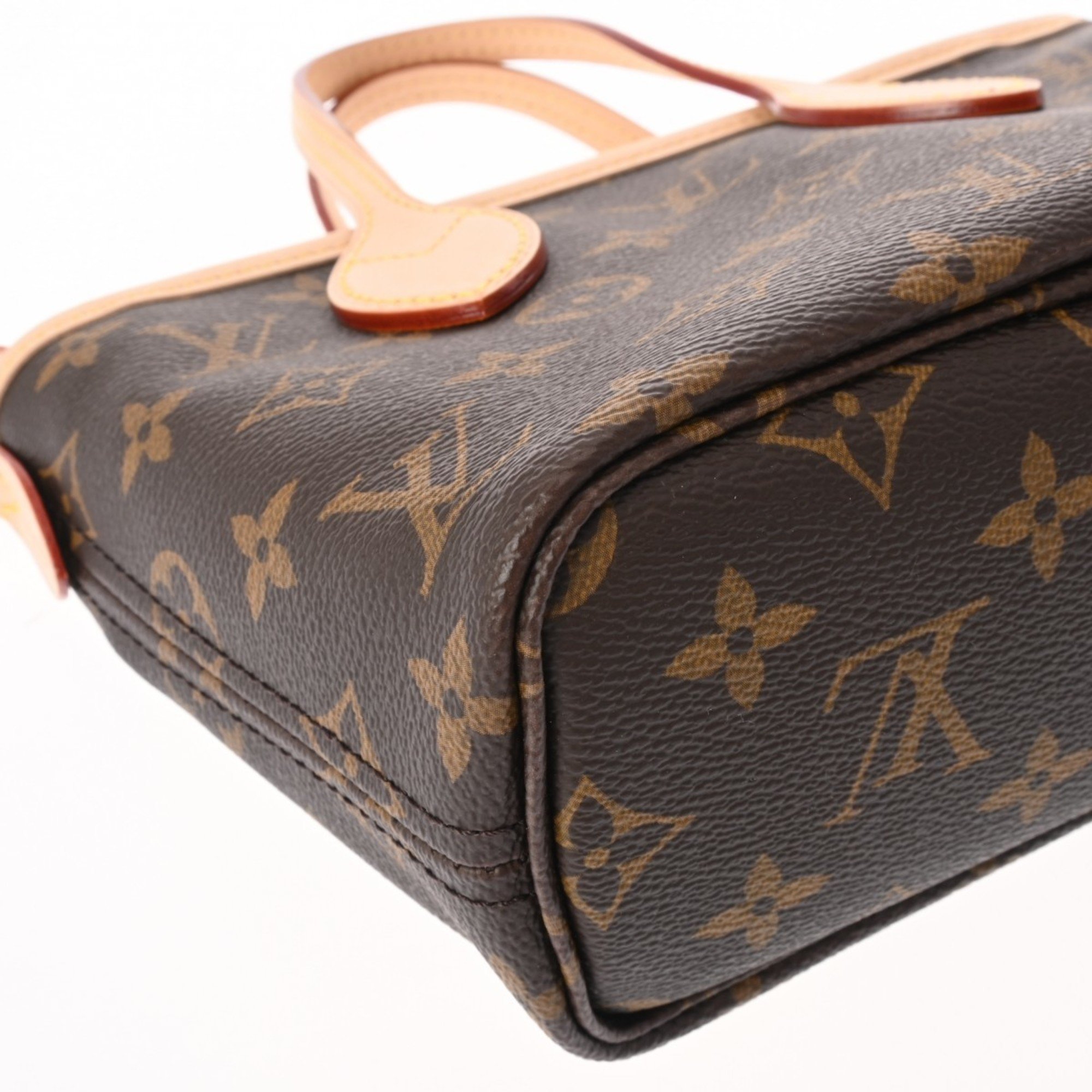 LOUIS VUITTON Louis Vuitton Monogram Neverfull BB Brown M46705 Women's Canvas Handbag