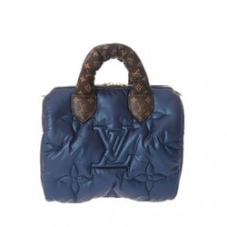 LOUIS VUITTON Monogram LV Pillow Speedy 25 Blue M21061 Women's Recycled Metallic Nylon Handbag