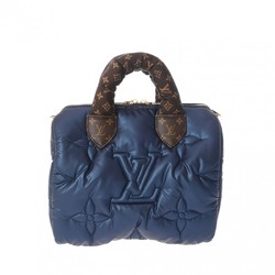 LOUIS VUITTON Monogram LV Pillow Speedy 25 Blue M21061 Women's Recycled Metallic Nylon Handbag