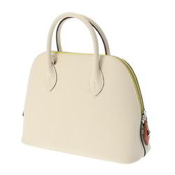 HERMES Bolide 1923 25 Jaune Citron/Nata/Terre Bateau U Stamp (around 2022) Women's Epsom Leather Handbag