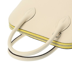 HERMES Bolide 1923 25 Jaune Citron/Nata/Terre Bateau U Stamp (around 2022) Women's Epsom Leather Handbag