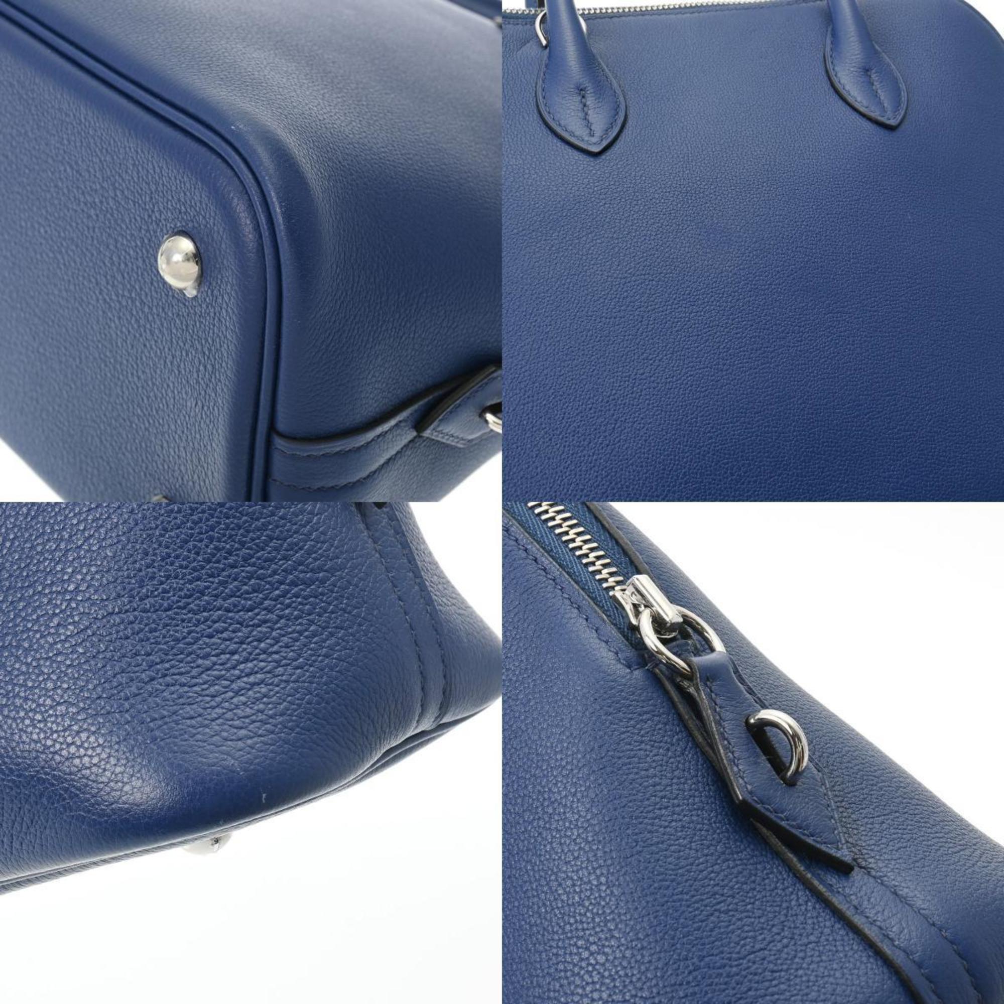 HERMES Bolide 1923 30 Blue Saphir C Stamp (around 2018) Women's Evercolor Handbag